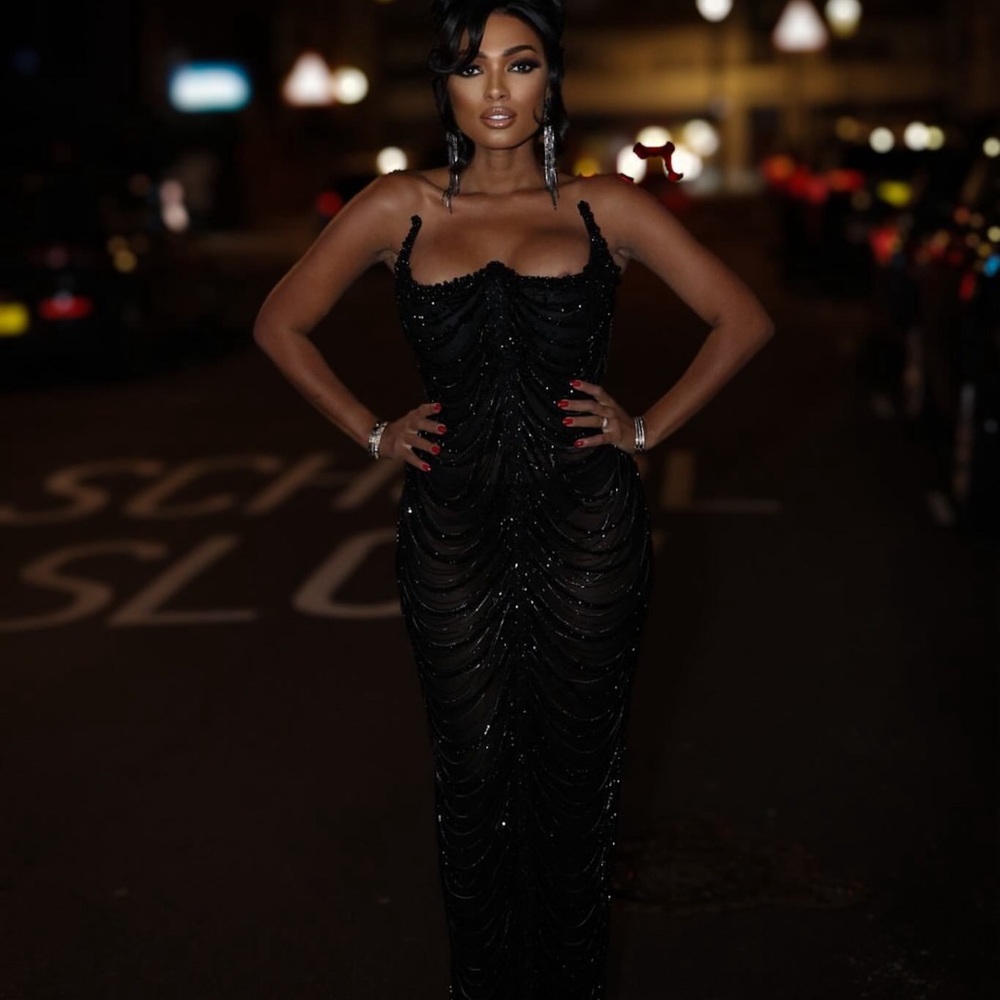 Elegant Black Evening Gown